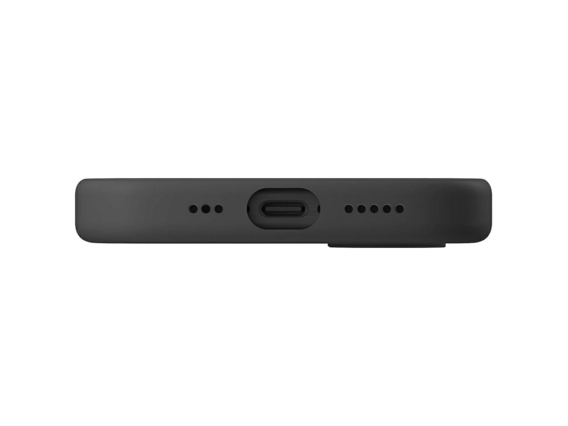 Capa de carregamento Uniq Lino Magclick para iPhone 16e - Cinza