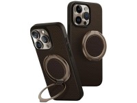 Capa Uniq Keva Air Magclick Charging GripFit para iPhone 16 Pro - Marrom Capa Uniq Keva Air Magclick Charging GripFit para iPhone 16 Pro - Marrom