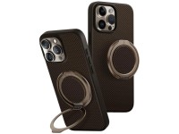 Capa Uniq Keva Air Magclick Charging GripFit para iPhone 16 Pro Max - Marrom Capa Uniq Keva Air Magclick Charging GripFit para iPhone 16 Pro Max - Marrom