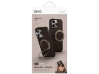 Capa Uniq Keva Air Magclick Charging GripFit para iPhone 16 Pro - Marrom Capa Uniq Keva Air Magclick Charging GripFit para iPhone 16 Pro - Marrom