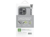 Capa de carregamento Uniq Combat Active Magclick para iPhone 16 Pro - Cinza Capa de carregamento Uniq Combat Active Magclick para iPhone 16 Pro - Cinza