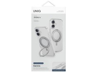 Capa Uniq Swivix com suporte giratório 360° para iPhone 16 - Transparente Capa Uniq Swivix com suporte giratório 360° para iPhone 16 - Transparente