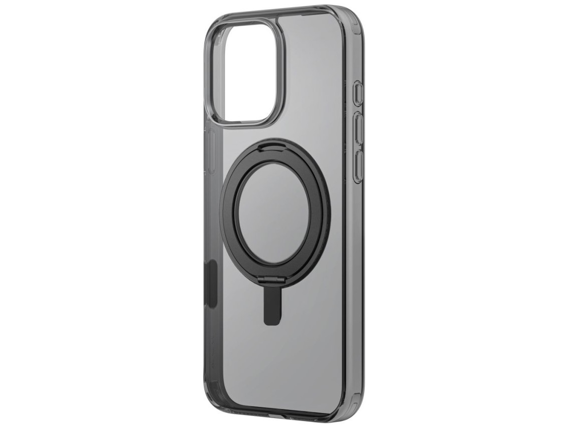 Capa Uniq Swivix com suporte giratório 360° para iPhone 16 Pro - Preta