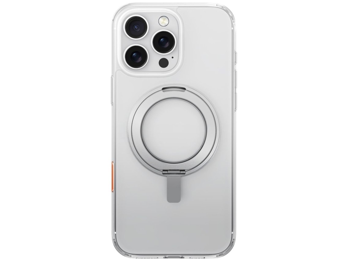 Capa Uniq Swivix com suporte girat�rio 360� para iPhone 16 Pro - Transparente