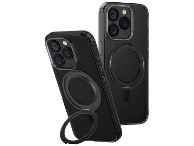 Funda Uniq Swivix 360 con soporte giratorio para iPhone 16 Pro - Negra Funda Uniq Swivix 360 con soporte giratorio para iPhone 16 Pro - Negra