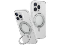 Capa Uniq Swivix com suporte giratório 360° para iPhone 16 Pro - Transparente Capa Uniq Swivix com suporte giratório 360° para iPhone 16 Pro - Transparente