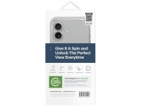 Capa Uniq Swivix com suporte giratório 360° para iPhone 16 Plus - Transparente Capa Uniq Swivix com suporte giratório 360° para iPhone 16 Plus - Transparente
