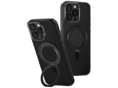 Uniq Swivix 360 Rotating Kickstand Case for iPhone 16 Pro Max - Black Uniq Swivix 360 Rotating Kickstand Case for iPhone 16 Pro Max - Black