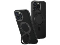 Capa Uniq Swivix com suporte giratório 360° para iPhone 16 Pro Max - Preta Capa Uniq Swivix com suporte giratório 360° para iPhone 16 Pro Max - Preta