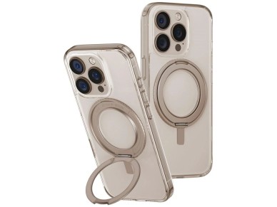 Uniq Swivix 360 Rotating Kickstand Case for iPhone 16 - Gold Uniq Swivix 360 Rotating Kickstand Case for iPhone 16 - Gold