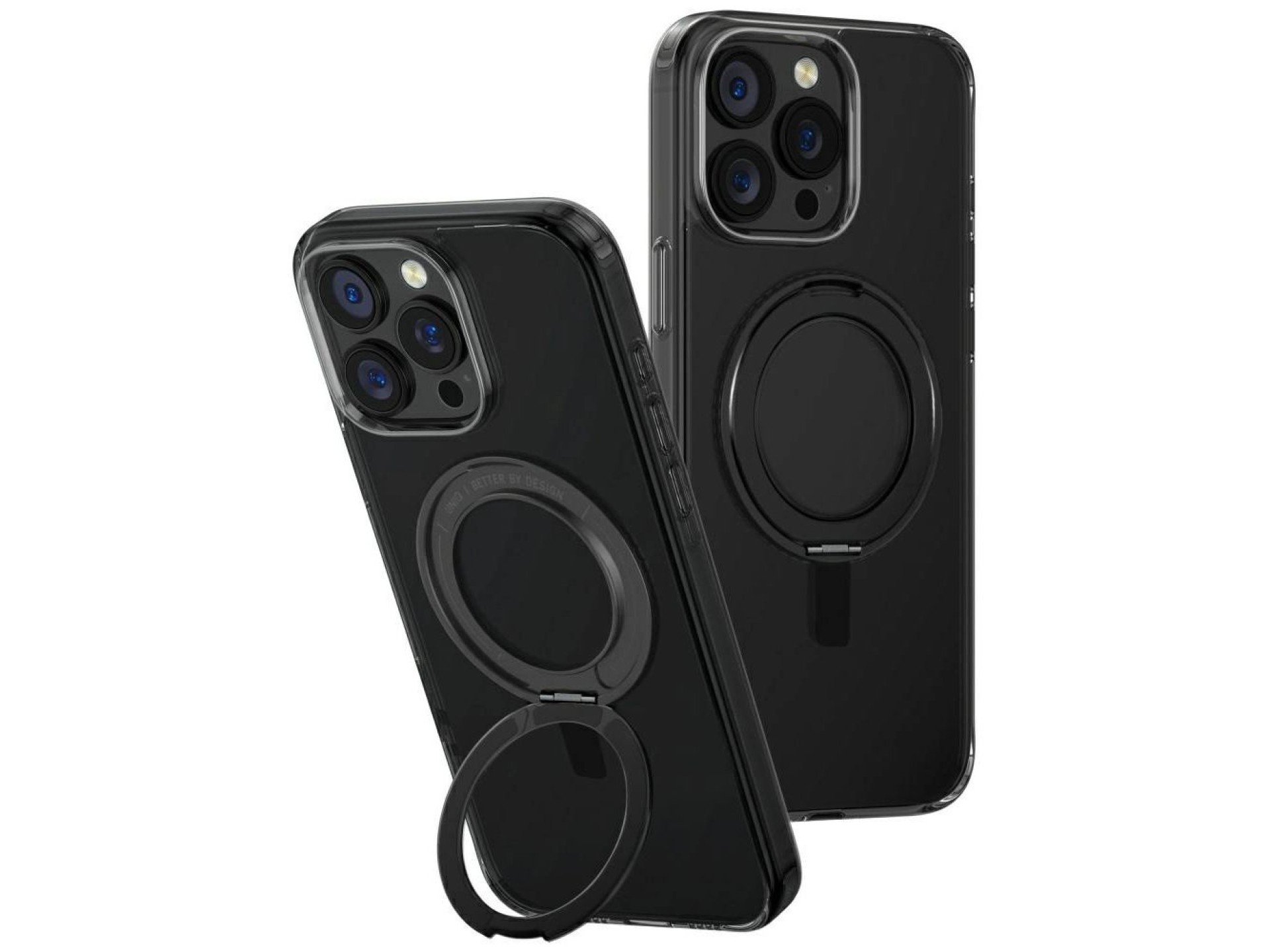 Uniq Swivix 360 Rotating Kickstand Case for iPhone 16 Pro Max - Black