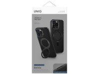 Capa Uniq Swivix com suporte giratório 360° para iPhone 16 Pro Max - Preta Capa Uniq Swivix com suporte giratório 360° para iPhone 16 Pro Max - Preta