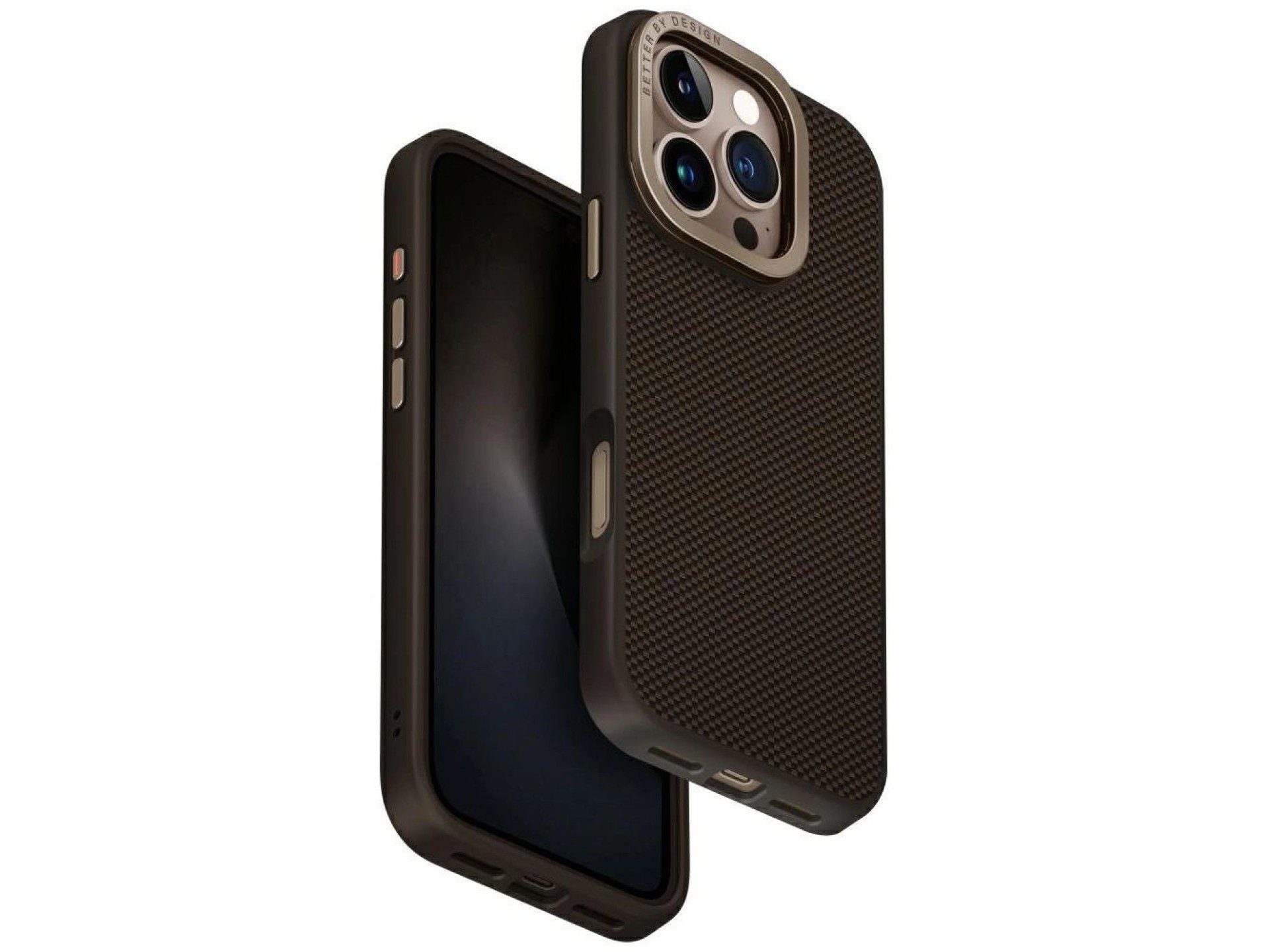 Uniq Keva Max Magclick Charging Camera Stand Case for iPhone 16 Pro - Brown