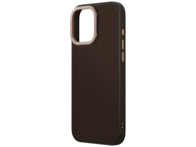 Capa Uniq Keva Max Magclick com suporte para carregamento e câmera para iPhone 16 Pro - Marrom Capa Uniq Keva Max Magclick com suporte para carregamento e câmera para iPhone 16 Pro - Marrom