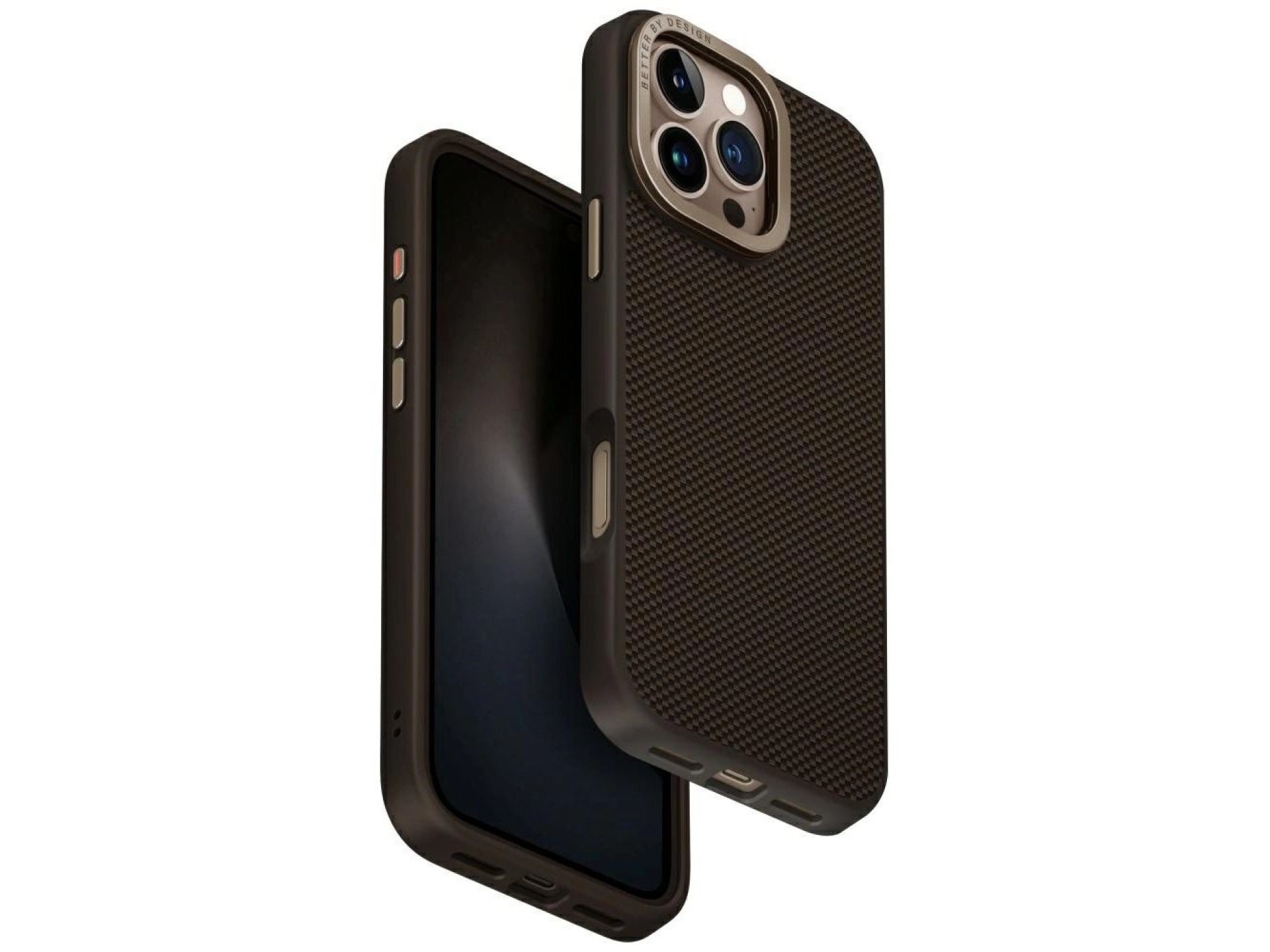 Uniq Keva Max Magclick Charging Camera Stand Case for iPhone 16 Pro Max - Brown