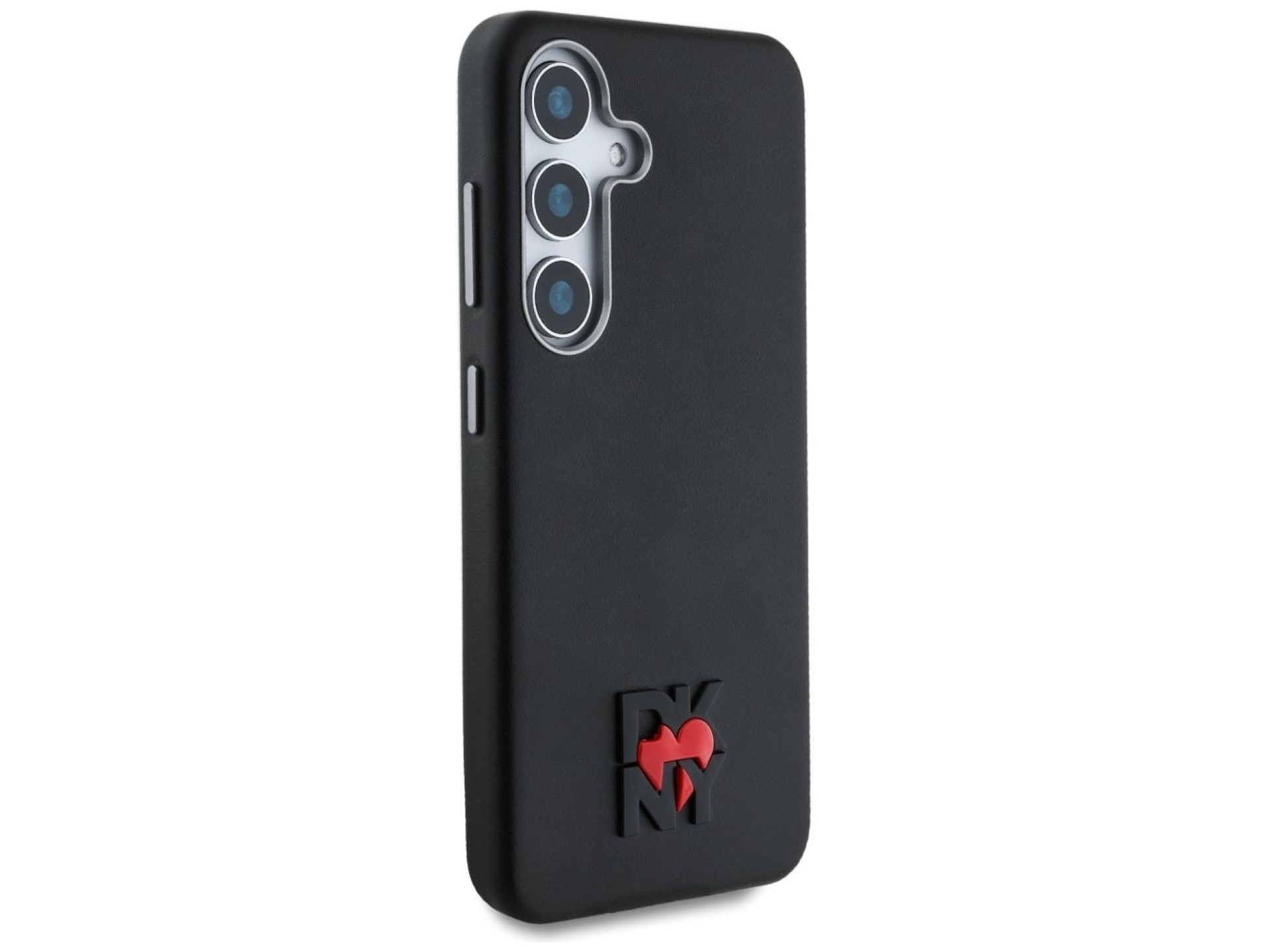 DKNY Leather Heart of NY Case for Samsung Galaxy S25 - Black