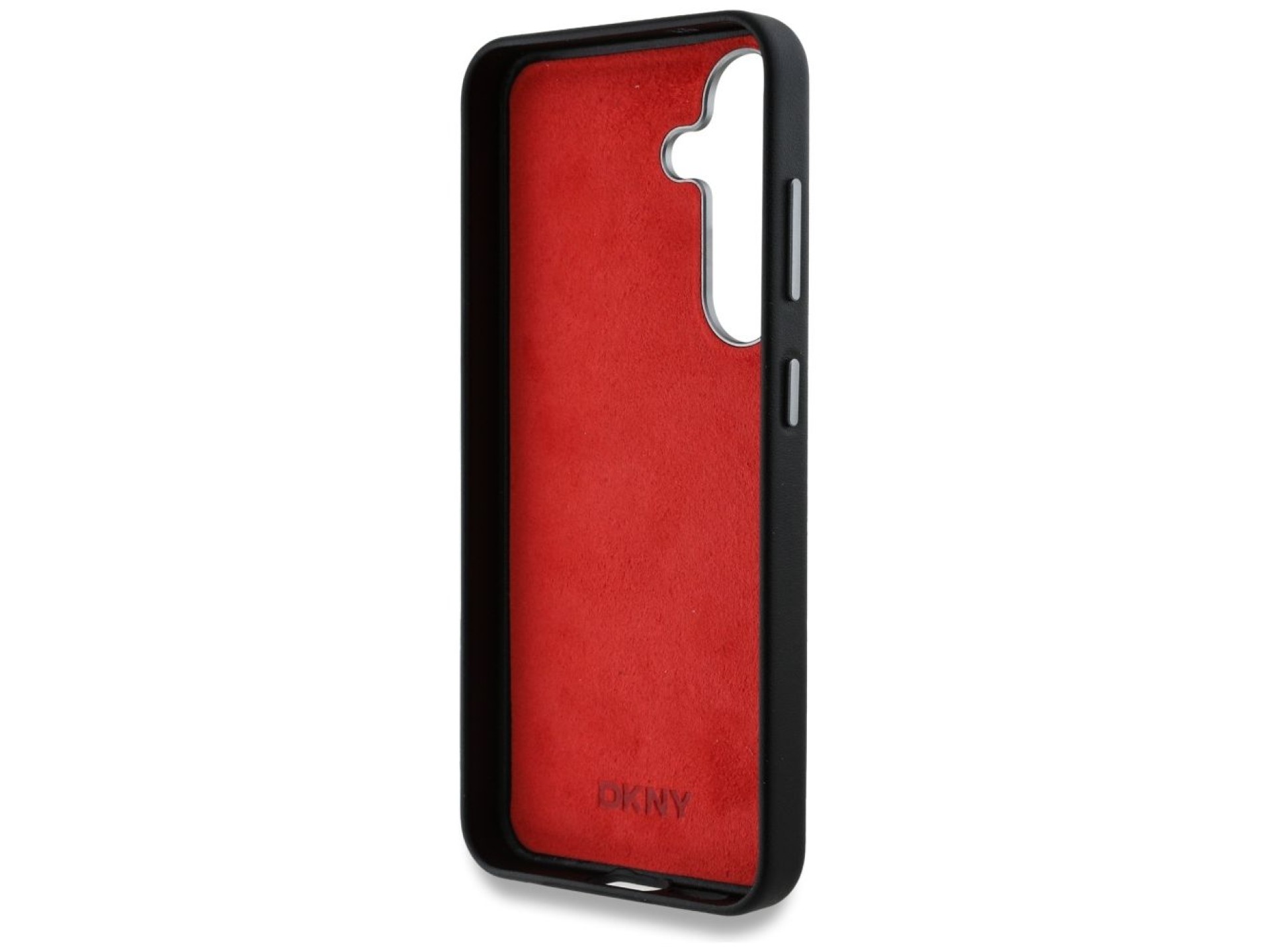 DKNY Leather Heart of NY Case for Samsung Galaxy S25 - Black