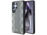DKNY Leather Checkered Pattern MagSafe Case for Samsung Galaxy S25 Ultra - Gray DKNY Leather Checkered Pattern MagSafe Case for Samsung Galaxy S25 Ultra - Gray