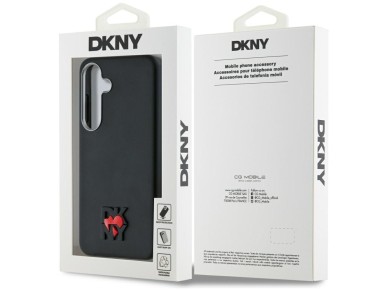 DKNY Leather Heart of NY Case for Samsung Galaxy S25 - Black DKNY Leather Heart of NY Case for Samsung Galaxy S25 - Black