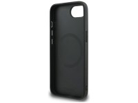 DKNY Leather Checkered Mono Pattern MagSafe iPhone 16e Case - Black DKNY Leather Checkered Mono Pattern MagSafe iPhone 16e Case - Black