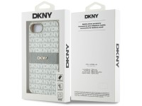 Funda para iPhone 16e de DKNY con estampado de textura repetida y rayas tonales - Beige Funda para iPhone 16e de DKNY con estampado de textura repetida y rayas tonales - Beige