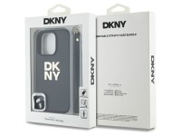 Funda para iPhone 16 Pro Max con correa de muñeca y logo de DKNY - Negra Funda para iPhone 16 Pro Max con correa de muñeca y logo de DKNY - Negra