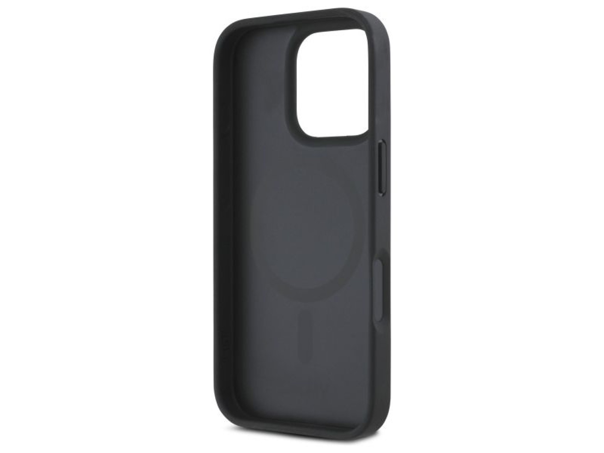 Capa DKNY Repeat Pattern Stack Logo MagSafe para iPhone 16 Pro Max - Preta
