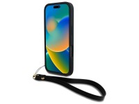 DKNY Wrist Strap Stock Logo iPhone 16 Pro Case - Black DKNY Wrist Strap Stock Logo iPhone 16 Pro Case - Black