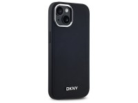 Funda DKNY con logo liso y MagSafe para iPhone 15 - Negra Funda DKNY con logo liso y MagSafe para iPhone 15 - Negra