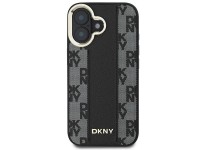 Funda DKNY MagSafe para iPhone 16 con estampado a cuadros - Negra Funda DKNY MagSafe para iPhone 16 con estampado a cuadros - Negra