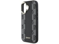 Funda DKNY MagSafe para iPhone 16 con estampado a cuadros - Negra Funda DKNY MagSafe para iPhone 16 con estampado a cuadros - Negra