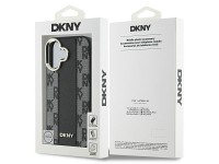 Funda DKNY MagSafe para iPhone 16 con estampado a cuadros - Negra Funda DKNY MagSafe para iPhone 16 con estampado a cuadros - Negra