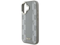 Funda DKNY MagSafe para iPhone 16 con estampado a cuadros - Beige Funda DKNY MagSafe para iPhone 16 con estampado a cuadros - Beige