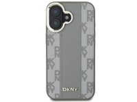 Funda DKNY MagSafe para iPhone 16 con estampado a cuadros - Beige Funda DKNY MagSafe para iPhone 16 con estampado a cuadros - Beige