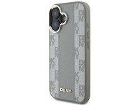 Funda DKNY MagSafe para iPhone 16 con estampado a cuadros - Beige Funda DKNY MagSafe para iPhone 16 con estampado a cuadros - Beige