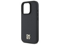 DKNY Repeat Pattern Stack Logo MagSafe iPhone 16 Pro Case - Black DKNY Repeat Pattern Stack Logo MagSafe iPhone 16 Pro Case - Black