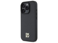 DKNY Repeat Pattern Stack Logo MagSafe iPhone 16 Pro Case - Black DKNY Repeat Pattern Stack Logo MagSafe iPhone 16 Pro Case - Black