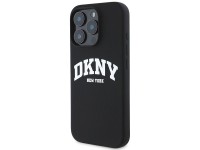 DKNY Silicone White Printed Logo MagSafe Case for iPhone 16 Pro Max - Black DKNY Silicone White Printed Logo MagSafe Case for iPhone 16 Pro Max - Black