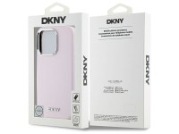 DKNY Liquid Silicone Small Metal Logo MagSafe iPhone 16 Pro Case - Pink DKNY Liquid Silicone Small Metal Logo MagSafe iPhone 16 Pro Case - Pink
