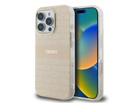 DKNY Repeat Texture Pattern With Stripe iPhone 16 Pro Max Case - Pink DKNY Repeat Texture Pattern With Stripe iPhone 16 Pro Max Case - Pink