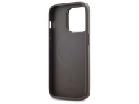 Capa DKNY em couro com estampa xadrez monocromática e MagSafe para iPhone 14 Pro - Bege Capa DKNY em couro com estampa xadrez monocromática e MagSafe para iPhone 14 Pro - Bege
