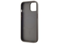 Capa DKNY em couro com estampa xadrez monocromática e MagSafe para iPhone 15 Plus - Bege Capa DKNY em couro com estampa xadrez monocromática e MagSafe para iPhone 15 Plus - Bege