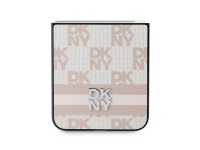 DKNY Checkered Pattern Printed Stripes Case for Samsung Galaxy Z Flip 6 - Pink DKNY Checkered Pattern Printed Stripes Case for Samsung Galaxy Z Flip 6 - Pink