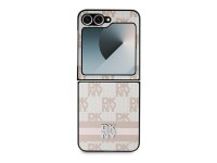 Capa DKNY com estampa xadrez e listras para Samsung Galaxy Z Flip 6 - Rosa Capa DKNY com estampa xadrez e listras para Samsung Galaxy Z Flip 6 - Rosa