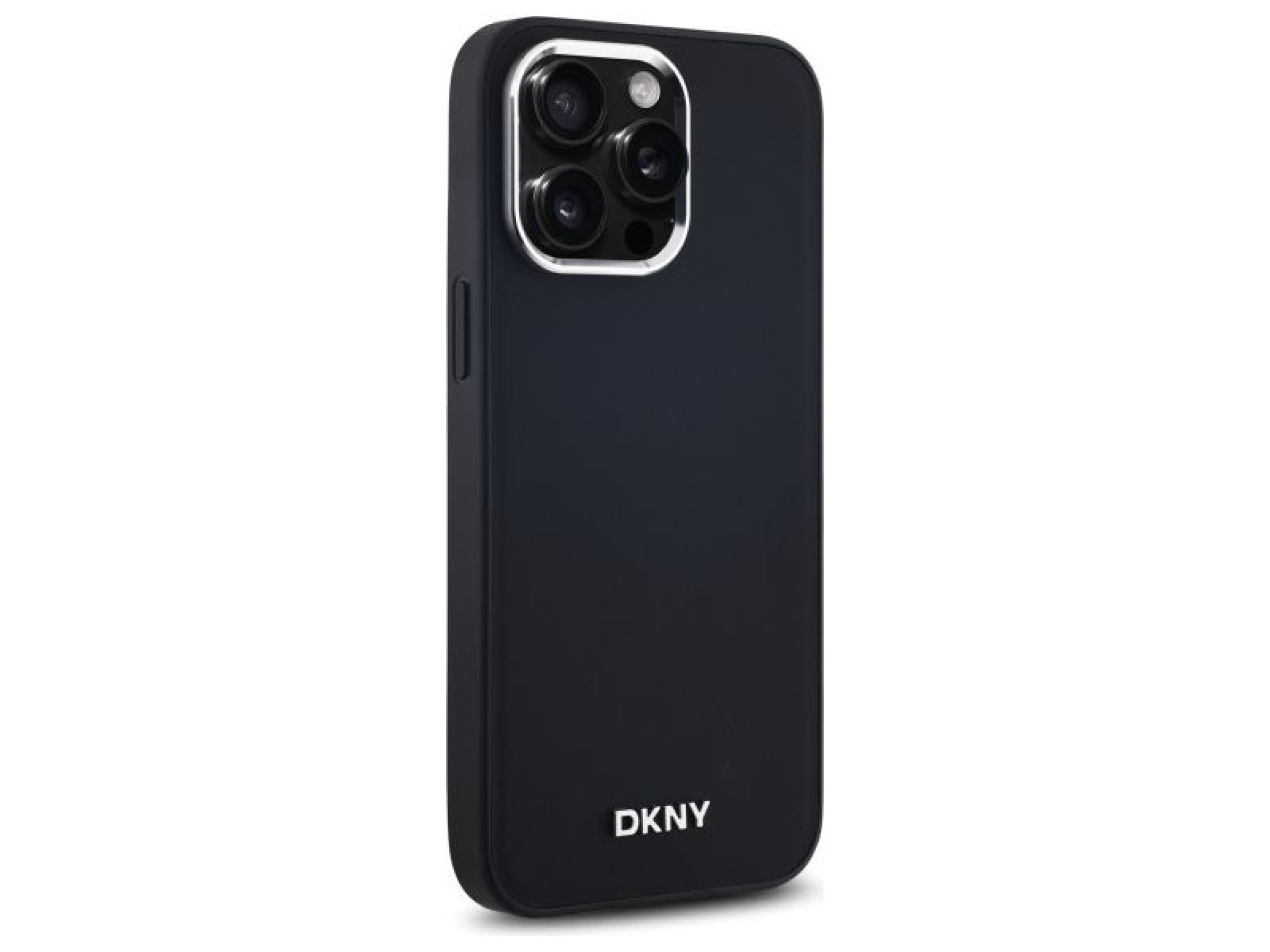 Capa DKNY Plain Logo MagSafe para iPhone 14 Pro Max - Preta