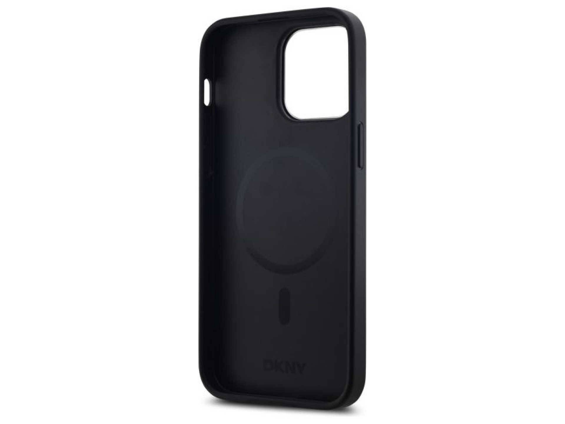 Capa DKNY Plain Logo MagSafe para iPhone 14 Pro Max - Preta