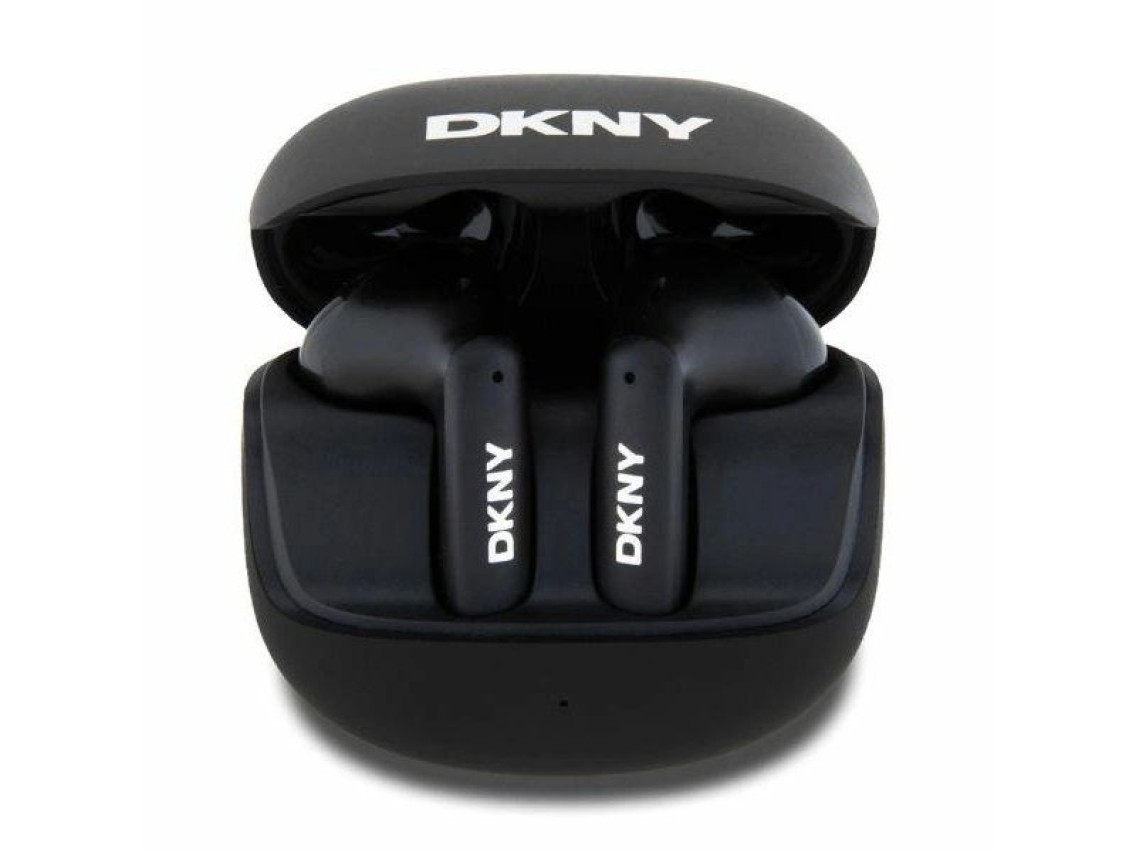 Auriculares DKNY TWS BT con acabado satinado - Negro