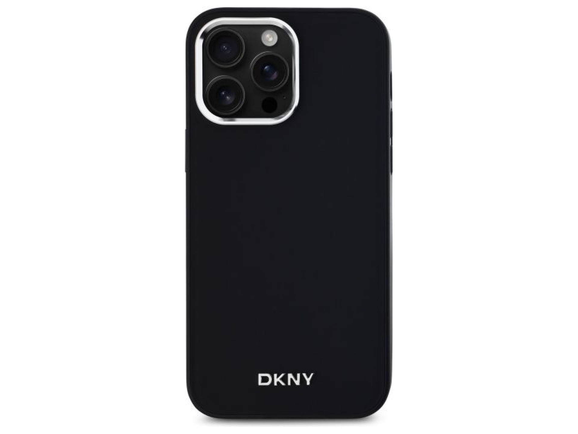 Capa DKNY Plain Logo MagSafe para iPhone 14 Pro Max - Preta