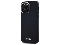 Capa DKNY Plain Logo MagSafe para iPhone 14 Pro Max - Preta