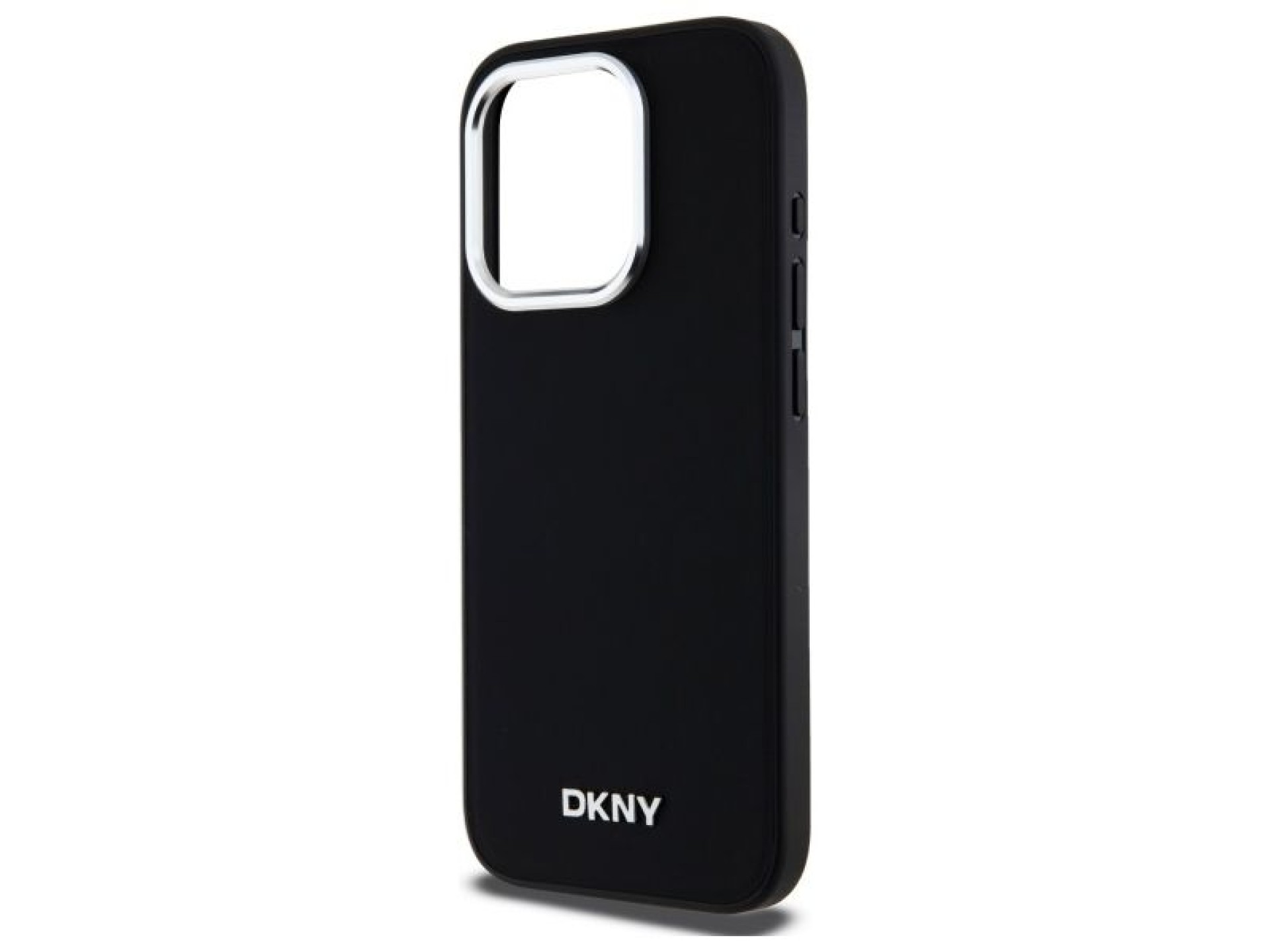 Capa DKNY Plain Logo MagSafe para iPhone 15 Pro - Preta